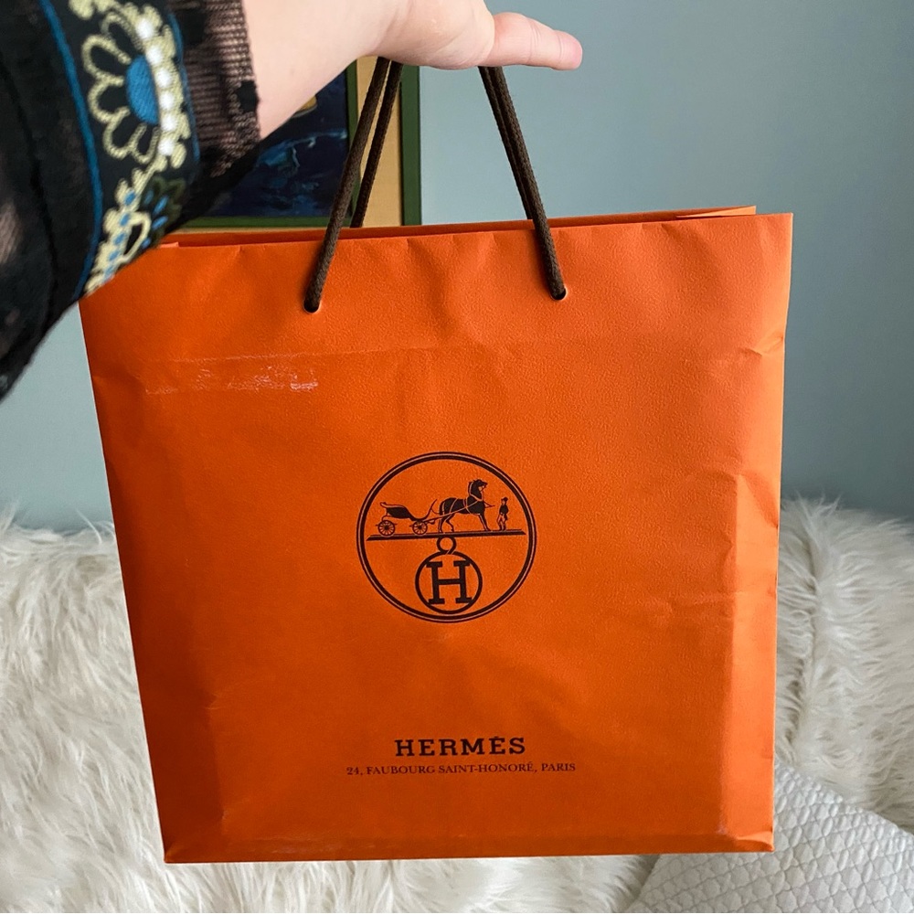Authentic Hermes Silk Scarf Carre 70 TEA TIME NWT. Never worn! - Picture 4 of 16